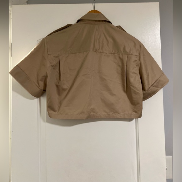 SANDRO Indiana Cropped Shirt. NEW WITH TAGS! - Picture 8 of 11